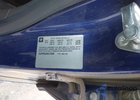 2014 Buick Verano z USA, uszkodzony, nr VIN 1G4PP5SK3E4173688